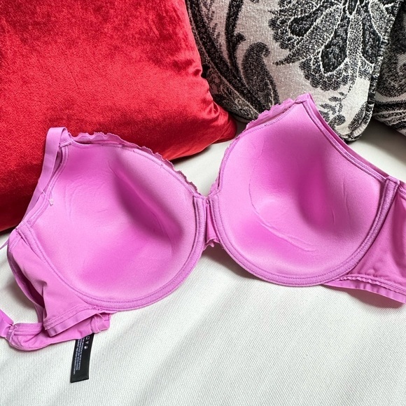 BRA NATORI 36DDD Violet Underwire 7313219 Opaque Full Coverage 3440 LZ - Picture 6 of 11